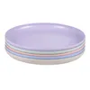 Dinnerware Sets Wheat St Plates Reusable Baby Feeding Dishes Salad Snack Fruit Plate Picnic Unbreakable Kitchen Drop Delivery Home Gar Otuix