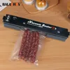 Other Kitchen Tools Vacuum Sealer Machine Black Style EU Plug Kitchen Vacuum Packer Machine Small Sealing Machine Free Gift 10pcs Food Vacuum Bags 231206