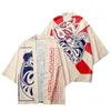 Ethnic Clothing Fashion Streetwear Dharma Egg Print Traditional Kimono Casual Men Women Cardigan Cosplay Shirts Harajuku Japanese Samurai
