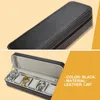 Watch Boxes 6 Slots Storage Box Jewelry Organizer Black Carrier Gift Case Zipper Outdoor Household