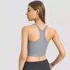 Tenue de yoga pour femmes, soutien-gorge imprimé, doux, sans manches, dos croisé, haut court pour l'entraînement, le fitness, la course à pied