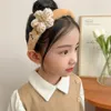 Accessoires pour cheveux, bandeau de Style coréen pour enfants, coiffure ours, mignon, couvre-chef, café en peluche, cerceau pour filles