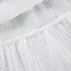 Повседневные платья. Удобное хлопковое белое платье с круглым вырезом. Женская летняя домашняя одежда 2023. Женские платья.