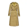 Nueva chaqueta de plumón de invierno, chaqueta de plumón blanca ligera y cálida para mujer
