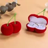 Jewelry Pouches Cherry Box Bridal Shower Gift Ring Container Rings Storage Case Decor Organizer Wedding Decorations Ceremony
