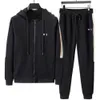 Boss Jacket Herr Hoodie Tracksuits Autumn Winter präglad jacka Mens Sportswear outwear set jacka och byxor casual män Gym Bosses 835