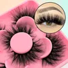 5 pairs Fluffy and Thick D Curling Faux Mink False Eyelashes Extension - Enhance Your Eye Look