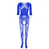 Men S Jumpsuit Long Sleeve Bodystockings Man Fishnet Bodysuit Gay Gentleman Sleepwear Hot Crotchless Nightwear Sexy Costumes