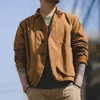 Men's Jackets Maden Workwear French Vintage Jacket Ginger Yellow Amekaji Casual Hunting Jackets Men's Autumn Multi-Pocket Coat Outwear 231206