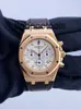 Audemar Pigu Luxury Watches Online Royal Oak Wristwatches Royal Oak 26022or 18k Rose Gold Men's Watch Case/paper 3Y16