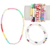 Autres 45 types de kits de perles en boîte Argile polymère Acrylique Lettre Perles de rocaille Kit de fabrication de bijoux Ensemble Cordon élastique pour filles Enfants Bracelet à bricoler soi-même 231207