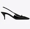 BLADE patent leather slingback heels Shoes Designer Heels shoe Women Luxury Sandals Ladies Classics Dress Shoe designer bags shoes8873086
