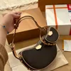 Bolso de hombro Hobo Bolso de mujer con billeteras Lady Cross Body Fashion Fashion Classic Letter Se impresión de cuero ajustable Correa de hombro Mujer bolsas para mano