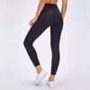 Lu Lu Pant Lemon Align Camo e Leopard Collant da allenamento fitness Donna Naked Feel 7/8 Lunghezza Leggings a prova di squat Abbigliamento da palestra Pantaloni stampati a vita alta