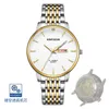 orologi di design orologi live streaming vendita calda falsi orologi meccanici orologi alla moda da uomo doppio calendario in acciaio inossidabile con luminoso impermeabile