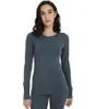 Sous-vêtements thermiques pour femmes Couche de base en laine mérinos Femme 100% laine mérinos 180G Chemise thermique légère à manches longues évacuant les odeurs 231206