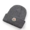 Fashion Men Women Designer Brimless Hat Woolen Solid Knit Hat Beanie Street Winter