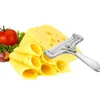 Ostverktyg Justerbar ost Slicer Non Stick Cheese Butter Cutter Hållbart kökskrapa Gadgets Aluminiumost Grater Köksverktyg 231206