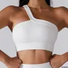 Al Women Yoga Ny One Shoulder Yoga Bra All-In-One Sexig Fitness Yoga Wear Beautiful Back Sports Bra