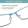 Occhiali da sole Occhiali da miopia vintage per studenti con montatura completa in metallo con blocco della luce blu con occhiali da vista per occhiali ottici con lettore quadrato di laurea