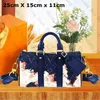 Designer bag Keepalls Nanos Totes 25cm Speedy Shoulder Bag Mens Messenger Graffiti print colorblock Luxury Handbags Purse Women Crossbody Bags Leather Duffel Bags