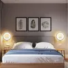 Vägglampa norra Europa monterande switch vardagsrum mjuk led lätt källa sängläsning inomhus prydnad