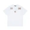 23FW Wiosna Lato Europa Paris 1985 Haftowa koszulka Moda męska deskorolka Krótkie rękawie Tshirt Damskie ubrania Casual Cotton Designer T koszule