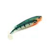 Baits Lures 5pcslot Soft Bait Lure 3D eyes ttail 70mm 21g Wobblers Worm Fishing Silicone Fish Artificial For Jig Head 231206