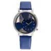 Cartoon Hollow Out Fashionable Women's Quartz Watch, Belt Style Watch