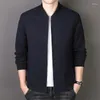 Men's Jackets Spring Autumn Business Jacket Long Sleeved Standing Collar Casual Versatile Coat For Middle And Young People Male