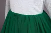 Flickklänningar 2023 Pageant Vintage Dress Kids Party Long Sleeve For Girls Children Costume Wedding 10 12 Year Vestidos