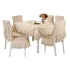 Tovaglia Set di sedie per sala da pranzo, tovaglia per divano, rivestita con federa in tessuto impermeabile