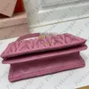 핑크 수 가오 디자이너 어깨 가방 체인 가방 핸드백 여성 크로스 바디 백 패션 고품질 지갑 포켓 가방 쇼핑 가방 박스 Xingmeng-231128-140
