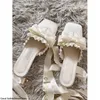 Sandały baletowe buty damskie buty krzyżowe koronkowe pompki Bowknot 4 cm Med Obcasy impreza lolita lato