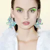 Ny Shining Laser Film Acrylic Bowknot dinglar örhängen Fairy Large Drop Earrings For Women Trendy Jewelry Fashion Accessories5529631676760