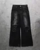 Männer Jeans Y2K Straße Hip Hop Goth Ripped Retro Mode Punk Lose Harajuku Taste Hohe Taille Breite Bein Hosen frauen