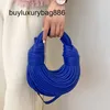 Bolsa feminina botteg venet forma macarrão duplo moda nó elegante bolsa designer jodies tecido mão personalizado criativo