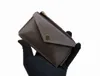 Dames designer portemonnees luxe Recto Verso portemonnee klassieke bloem letter rits kaarthouder hoogwaardige damesmode envelop kleine clutch tas met doos