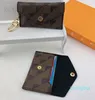 Luxur Designer KeyChain Fashion Womens Mini Wallet Högkvalitativ väska Charm äkta läder Men myntväska Färgplånar Holder Holder Good