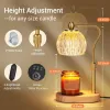 Castiçais lâmpada mais quente com temporizador dimmer altura ajustável velas perfumadas 230625
