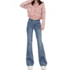 Women's Jeans 2023 Women Flared Mid Waist Denim Pant Vintage Stretch 90s Streetwear Y2k Boot Cut Elastic Skinny Mom Trousers 231206