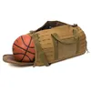 Duffel Bags QT QY 40L Sport Gym Bag Taktische Reise Duffel Bag Für Männer Militär Fitness Duffel Bag Trainingstasche Basketball Weekender Tasche 231207