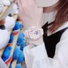 Sanda Electronic Female Junior School Students Instagram High Beauty Sports Waterproof Macaron Jelly Color Watch