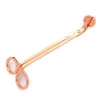 Rostfritt stål Snuffers Candle Wick Trimmer Rose Gold Candle Scissors Cutter Candle Wick Trimmer Oil Lamp Trim Scissor Cutter 1207