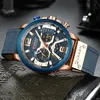 Montres-bracelets CURREN marque de luxe hommes analogique en cuir montres de sport hommes armée militaire montre mâle Date Quartz horloge Relogio Masculino 231206