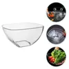 Dinnerware Sets Salad Bowl Small Acrylic Bowls Home Mixing Household Dessert Beat Eggs Restaurant Delicate