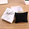 Sacchetti per gioielli 6 pezzi 9x8,5x5,5 cm Scatola creativa di carta Kraft Confezione con fiocco in nastro Bracciale Orologi Custodie regalo con pacchetto Pollow