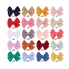 Bonito sólido linho arcos de cabelo clipes para meninas boutique hairpin barrettes headwear bowknot clipes crianças acessórios para o cabelo presente bj