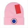 Designer hiver tricoté bonnet de laine chapeau hommes femmes gros tricot épais chaud fausse fourrure Pom bonnets chapeaux femme bonnet bonnet casquettes 22 couleurs B-1