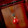 Pendentif Colliers Collier Rouge Accessoires Femme Céramique Courte Printemps Et Été Clavicule Chaîne